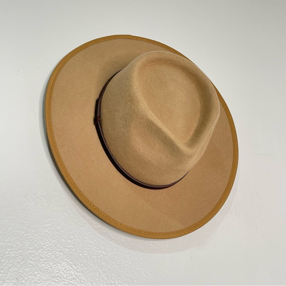 Kenny K Wide-Brim Wool Hat